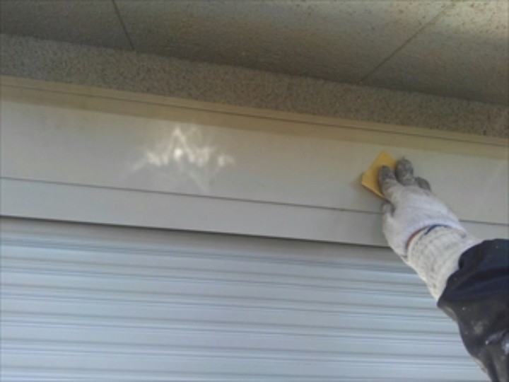 外壁のケレン作業