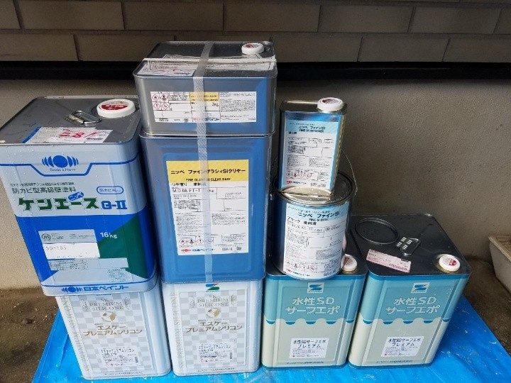 「破風板・鼻隠し板」の塗装工事