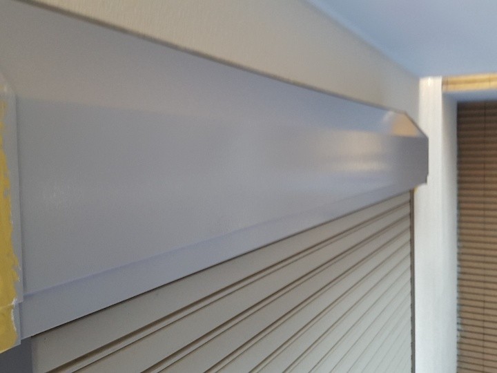 鉄部の塗装作業