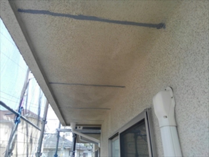 コーキング処理後の外観