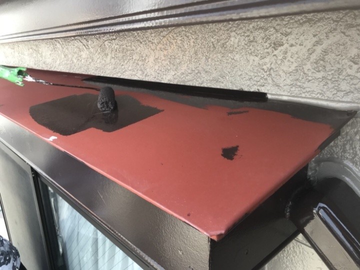 付帯部塗装工事