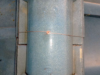 佐倉市　屋根　棟瓦取り直し　漆喰詰め直し　後々のことを考えたら銅線の処理は重要