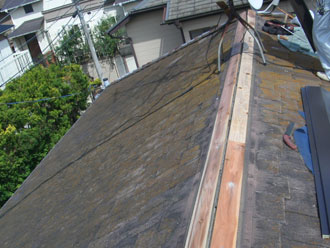 千葉市中央区　貫板設置