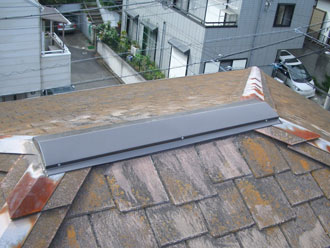 千葉市中央区　棟板金設置