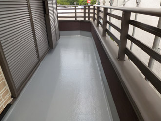 千葉市中央区 屋根塗装 外壁塗装工事　ベランダ補修工事