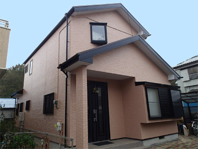 千葉市中央区　屋根塗装　外壁塗装　ベランダ防水　外壁塗装工事完了