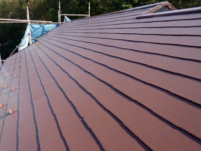 千葉市中央区　屋根塗装　外壁塗装　ベランダ防水　外壁塗装工事完了