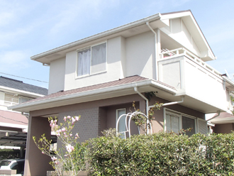 千葉県千葉市緑区　屋根塗装　外壁塗装　ベランダ防水　細部塗装　カラーシミュレーション