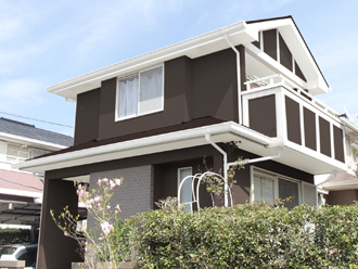 千葉県千葉市緑区　屋根塗装　外壁塗装　ベランダ防水　細部塗装　カラーシミュレーション