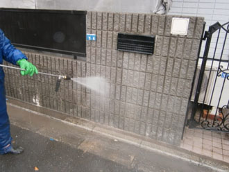 埼玉県　富士見市　屋根塗装　外壁塗装　バルコニー防水　塀の高圧洗浄