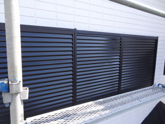 埼玉県　富士見市　屋根塗装　外壁塗装　バルコニー防水　その他の塗装　雨戸も塗装