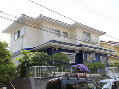 神奈川県三浦市　屋根塗装　外壁塗装　工事完了