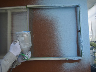 神奈川県三浦市　屋根塗装　外壁塗装　下塗り