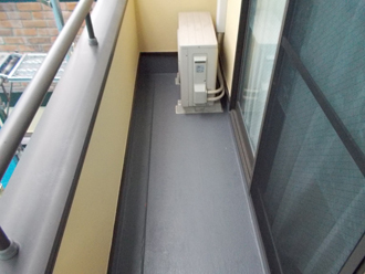 川崎市中原区　屋根塗装　外壁塗装　バルコニー防水完了