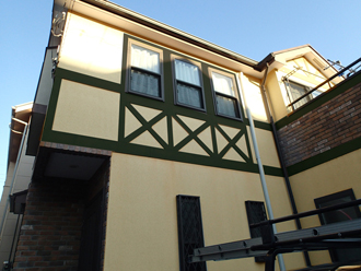 川崎市中原区　屋根塗装　外壁塗装　バルコニー防水　カラーシミュレーション　レッドブラッシュ