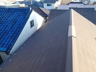 川崎市中原区　屋根塗装　外壁塗装　バルコニー防水　点検　屋根