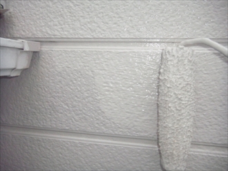 横浜市　外壁塗装　ナノコンポジットW　上塗り