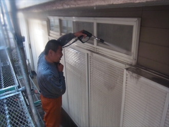 横浜市　高圧洗浄　外壁洗浄