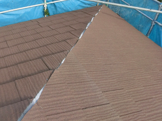 神奈川県　横浜市南区　屋根葺き替え工事　エコグラーニ設置