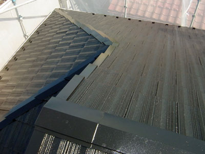 横浜市南区　屋根塗装　完工