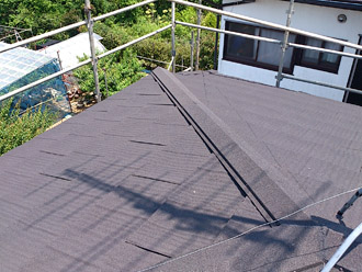 横浜市戸塚区　屋根カバー工法　完了