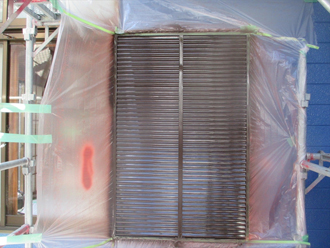 神奈川県横浜市戸塚区　部分塗装工事　雨戸