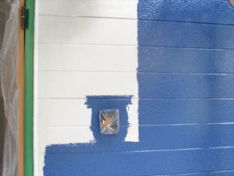 神奈川県横浜市戸塚区　外壁塗装工事　中塗り