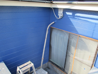 神奈川県横浜市戸塚区　外壁塗装工事　中塗り