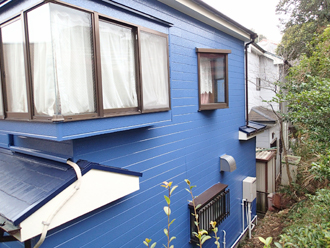 神奈川県横浜市戸塚区　外壁塗装工事　上塗り