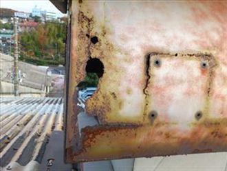 横浜市戸塚区 葺き替え ベンチレータのカバー腐食