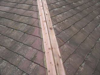 神奈川県　横浜市旭区　棟板金交換　芯木設置