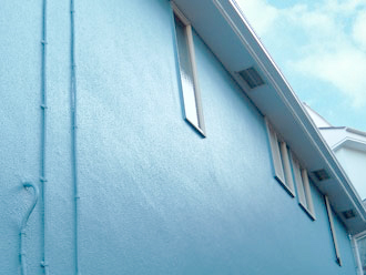 横浜市泉区　棟板金の交換　屋根塗装　外壁塗装　綺麗な仕上がりの外壁塗装