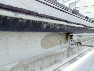 横浜市泉区　棟板金の交換　屋根塗装　外壁塗装　軒天部分の塗装