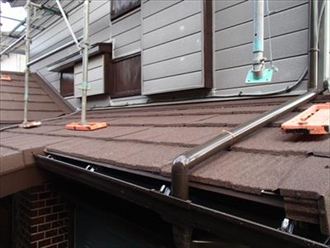 神奈川県　横浜市港南区 葺き替え 雨樋取り付け