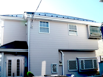 横浜市瀬谷区 棟板金交換　 屋根塗装・外壁塗装　工事完了後のお住まい
