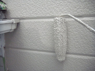 横浜市瀬谷区 棟板金交換　 屋根塗装・外壁塗装　上塗り