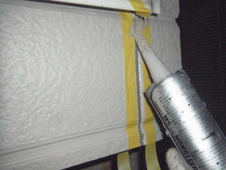 横浜市瀬谷区 棟板金交換　 屋根塗装・外壁塗装　目地の補修