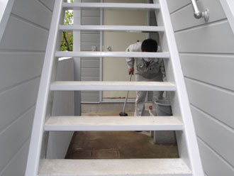 横浜市磯子区　階段補修後