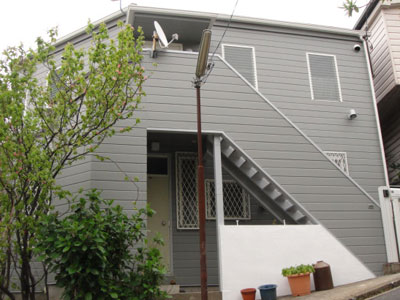 横浜市磯子区　屋根葺き替え　外壁塗装　階段補修　完工