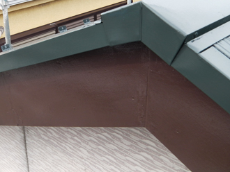 神奈川県磯子区　破風板塗装工事　完工