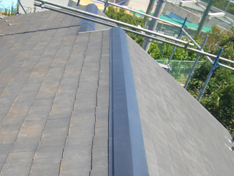 神奈川県磯子区　棟板金交換工事