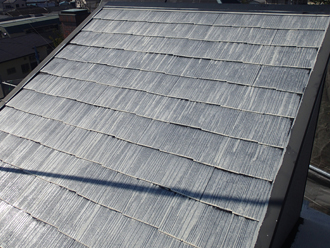 横浜市神奈川区　屋根塗装　外壁塗装　ベランダ防水　工事　屋根塗装　シーラー下塗り