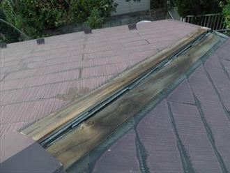 横浜市緑区 棟板金飛散