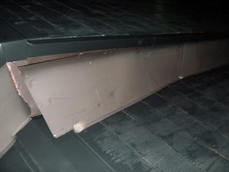 横浜市都筑区　板金交換　板金剥がれ