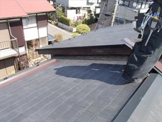 横浜市都筑区　板金交換　撤去清掃