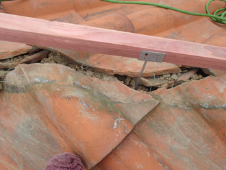 横浜市青葉区　棟取り直し工事　サンダー処理