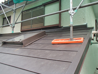 横浜市青葉区　屋根葺き替え工事　横段ルーフきわみ