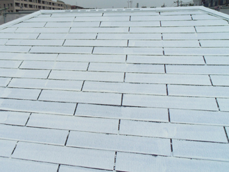 横浜市青葉区　屋根塗装工事　下塗り