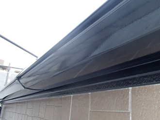 横浜市青葉区　雨樋塗装　完了