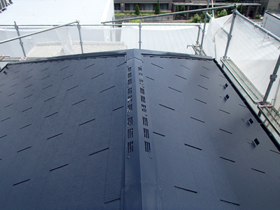 横浜市青葉区　屋根塗装工事　完工